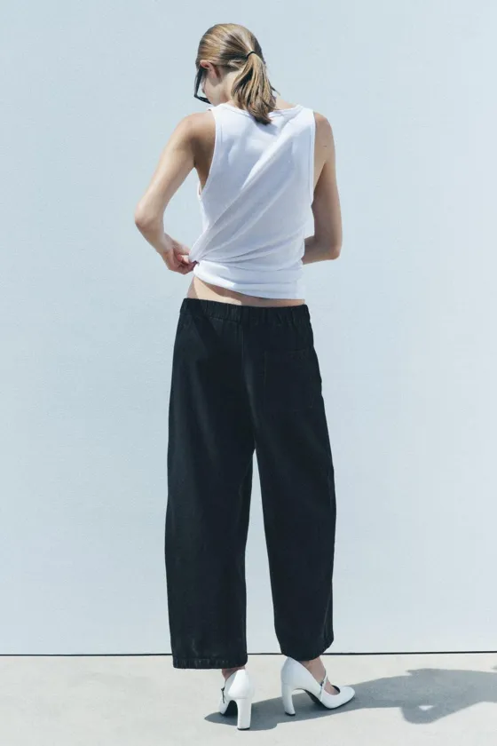 ДЖИНСЫ  СО СРЕДНЕЙ ПОСАДКОЙ — коллекция Zara «ZW»