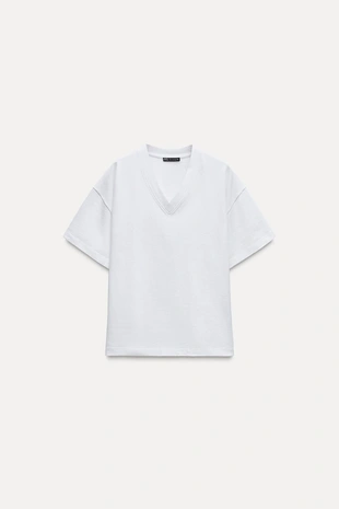 Футболка оверсайз из плотного хлопка- Заказать в России