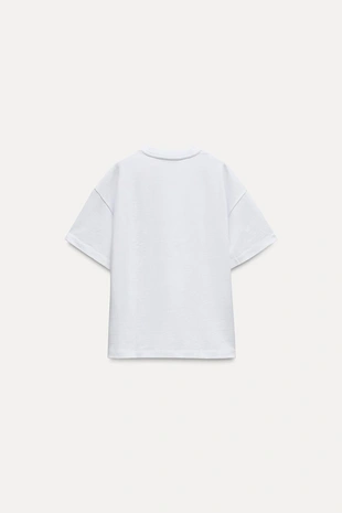 Футболка оверсайз из плотного хлопка- Заказать в России