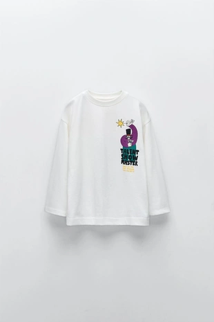 Футболка из ткани с принтом- Заказать в России