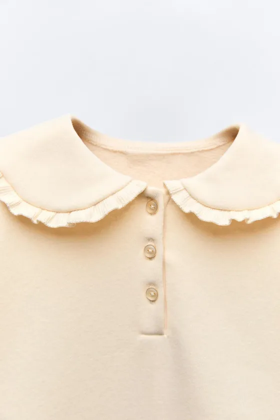 КОМБИНИРОВАННОЕ ПЛАТЬЕ С ВОРОТНИКОМ