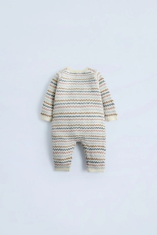 Многофункциональный трикотажный комбинезон в полоску- Заказать в России