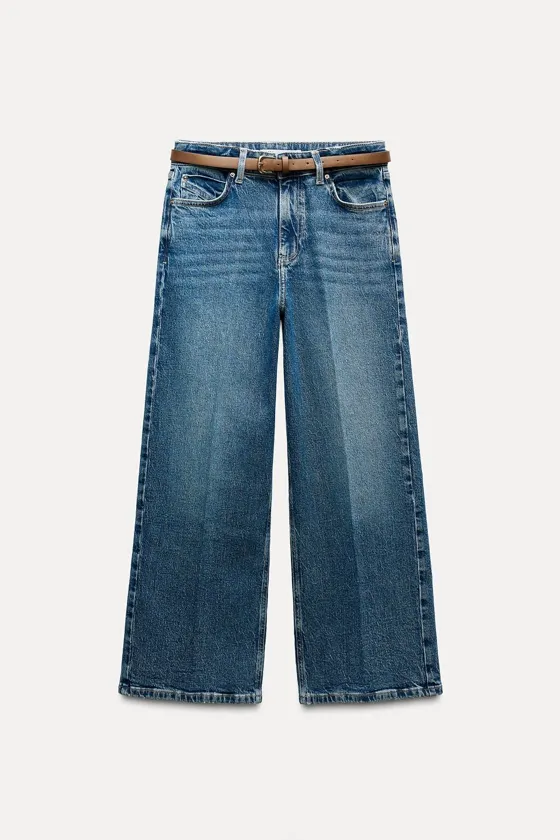 ДЖИНСЫ Z1975 STRAIGHT HIGH-WAIST С РЕМНЕМ