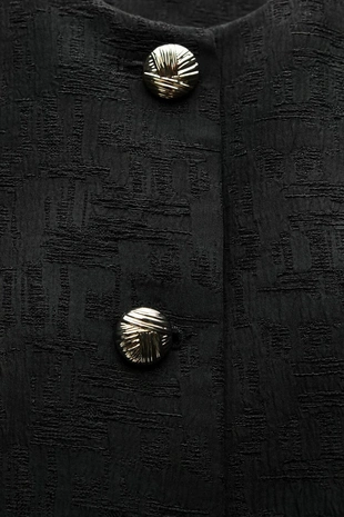 Блейзер короткий жаккардовый- Заказать в России