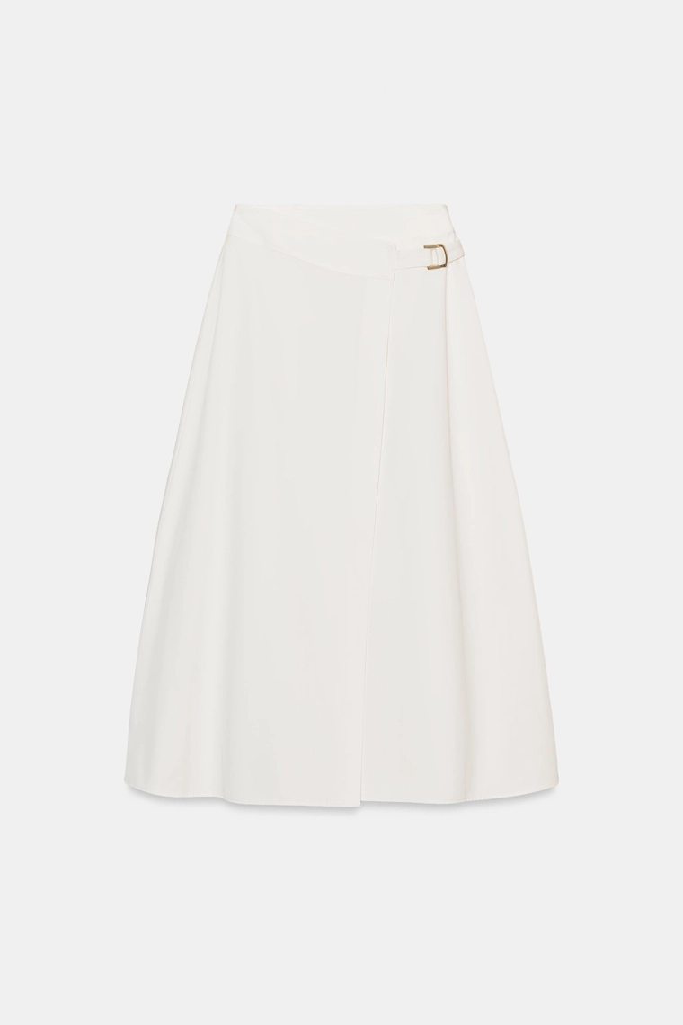 Юбка-парео с застежкой на пряжке