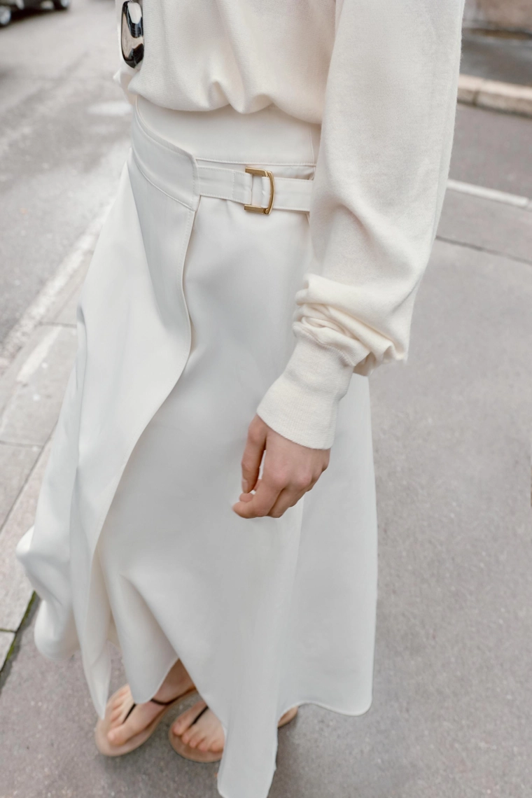 Юбка-парео с застежкой на пряжке