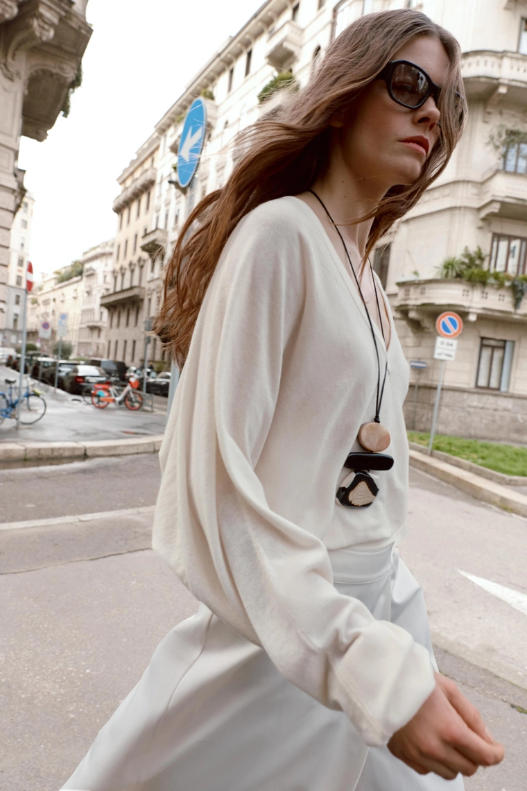 Юбка-парео с застежкой на пряжке