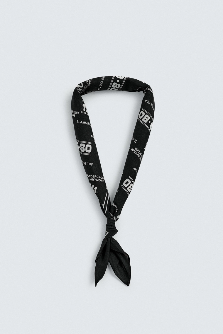 Бандана с геометрическим принтом