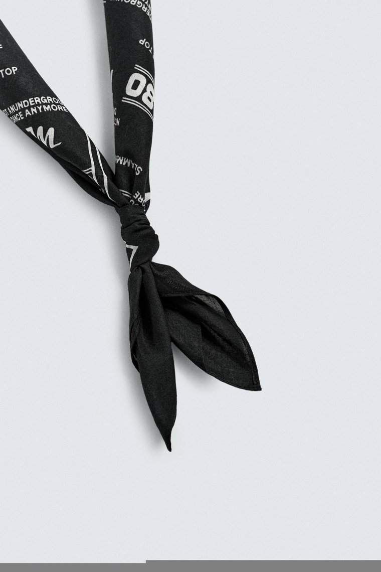 Бандана с геометрическим принтом