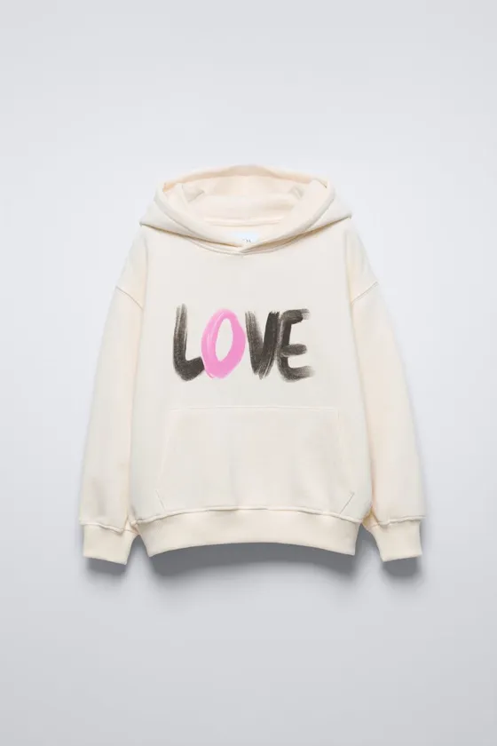 ТОЛСТОВКА С НАДПИСЬЮ LOVE