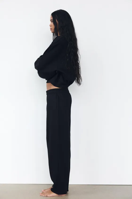 БРЮКИ STRAIGHT-LEG ИЗ МЯГКОЙ ТКАНИ