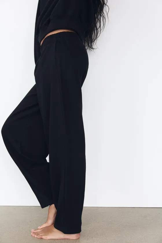 БРЮКИ STRAIGHT-LEG ИЗ МЯГКОЙ ТКАНИ