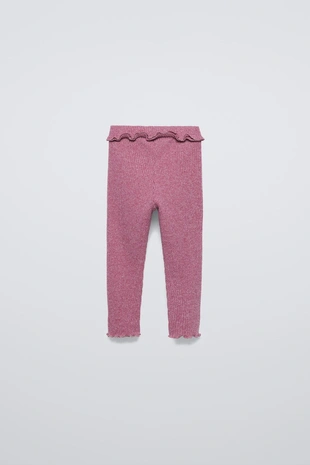 Мягкие легинсы в тонкий рубчик- Заказать в России