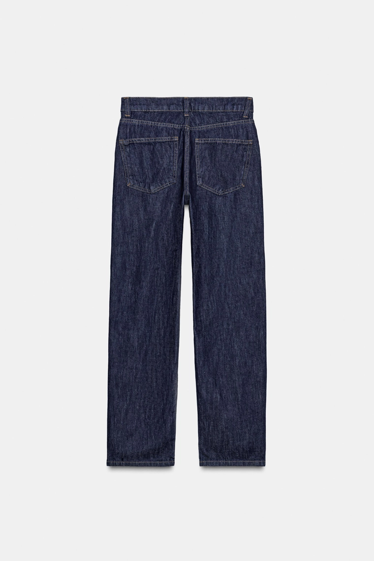 Джинсы с высокой посадкой прямого кроя коллекции zw