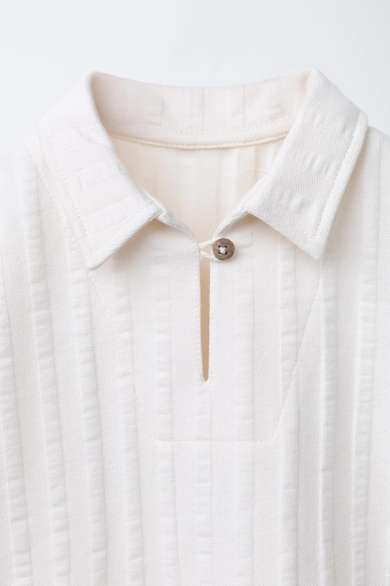 Комплект поло-футболка и бермуды для джоггинга