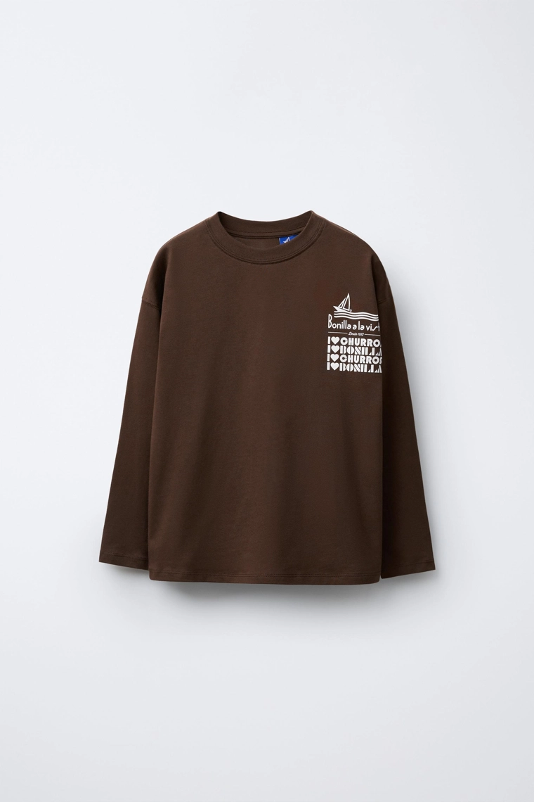 Футболка с принтом bonilla a la vista ® x zara