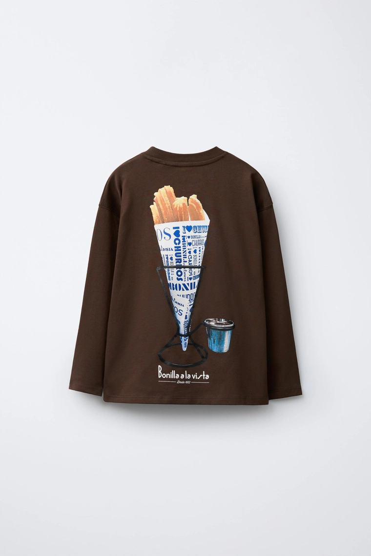 Футболка с принтом bonilla a la vista ® x zara