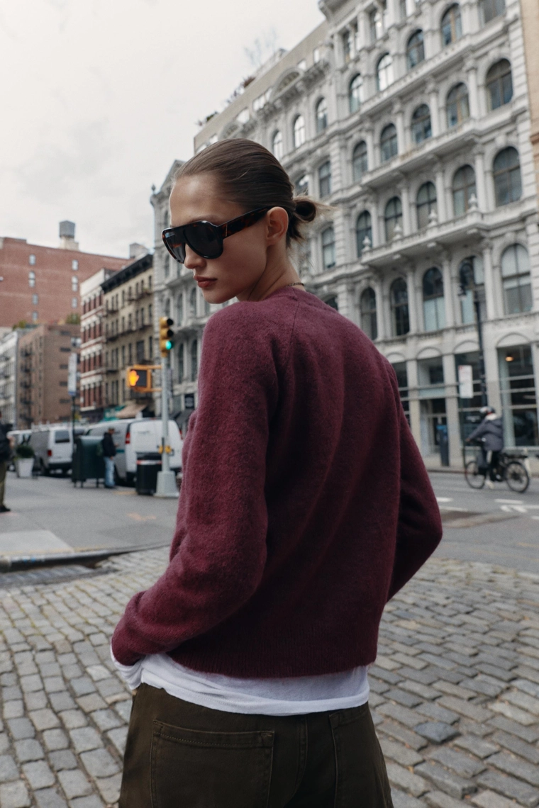 Джемпер из шерсти и альпаки