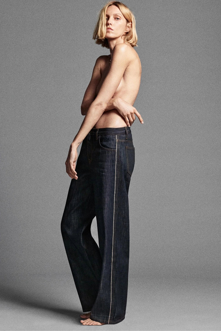 Джинсы средней посадки Zara «ZW» selvedge