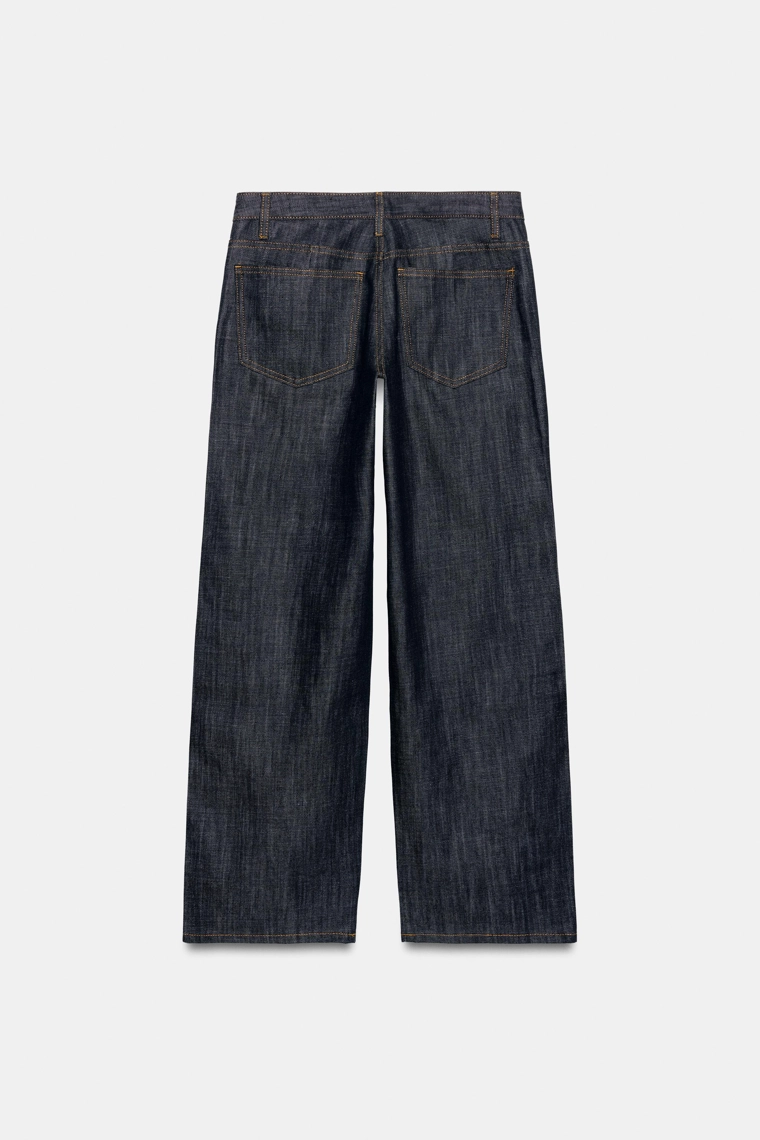 Джинсы средней посадки Zara «ZW» selvedge