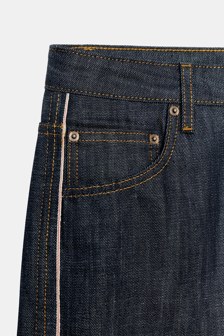 Джинсы средней посадки Zara «ZW» selvedge