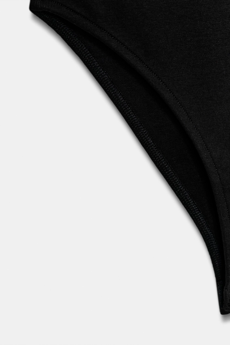 Боди с круглым вырезом