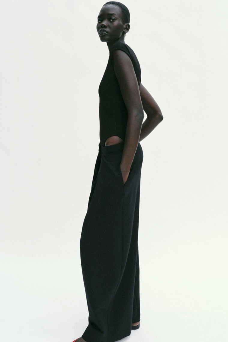 Боди с круглым вырезом