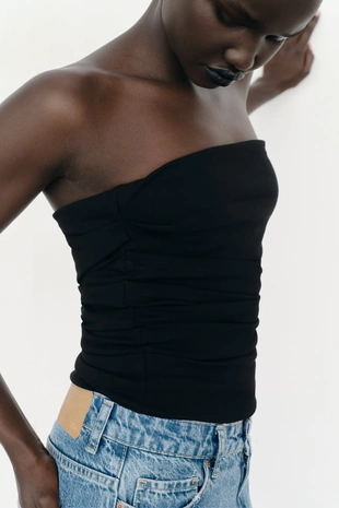 Комбинезон с открытыми плечами- Заказать в России