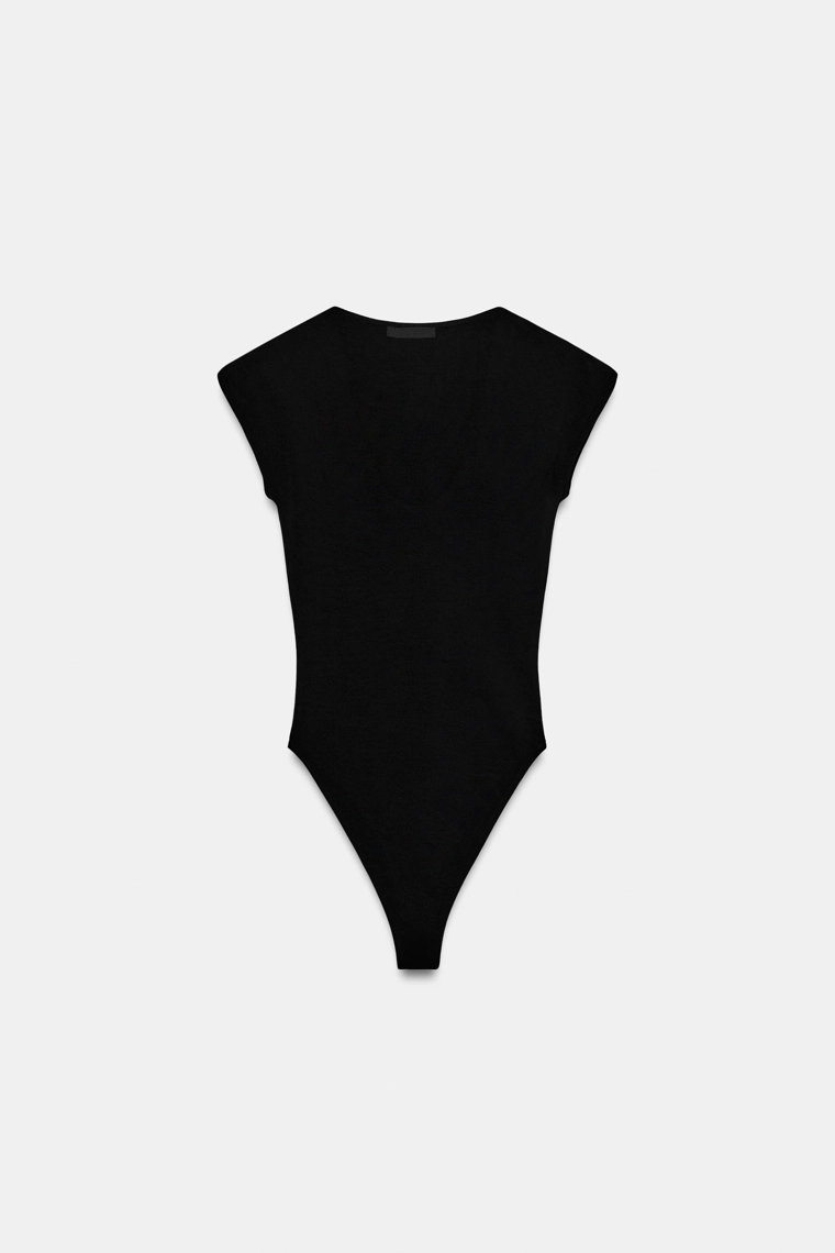 Боди с круглым вырезом