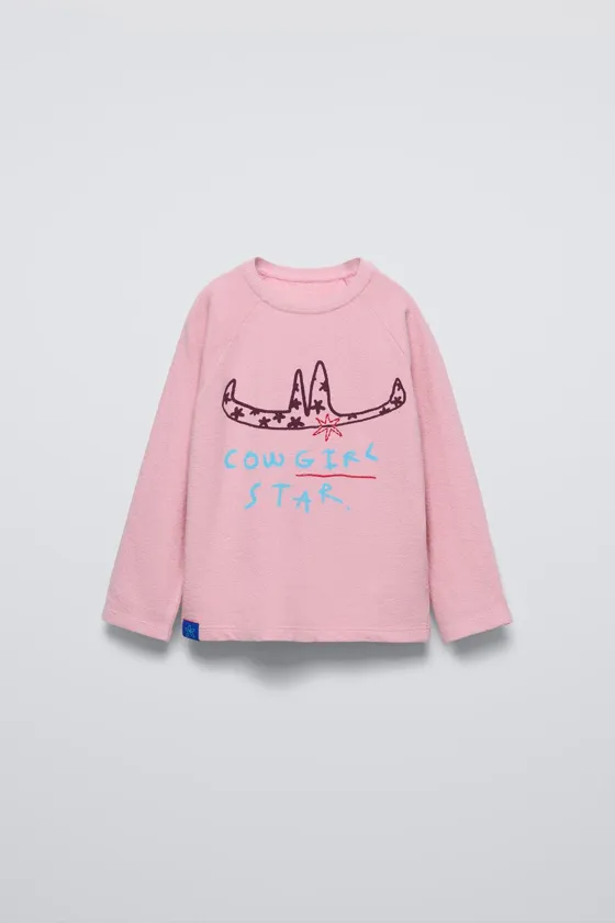 ЛОНГСЛИВ С ПРИНТОМ ALEY X ZARA