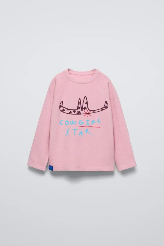 ЛОНГСЛИВ С ПРИНТОМ ALEY X ZARA