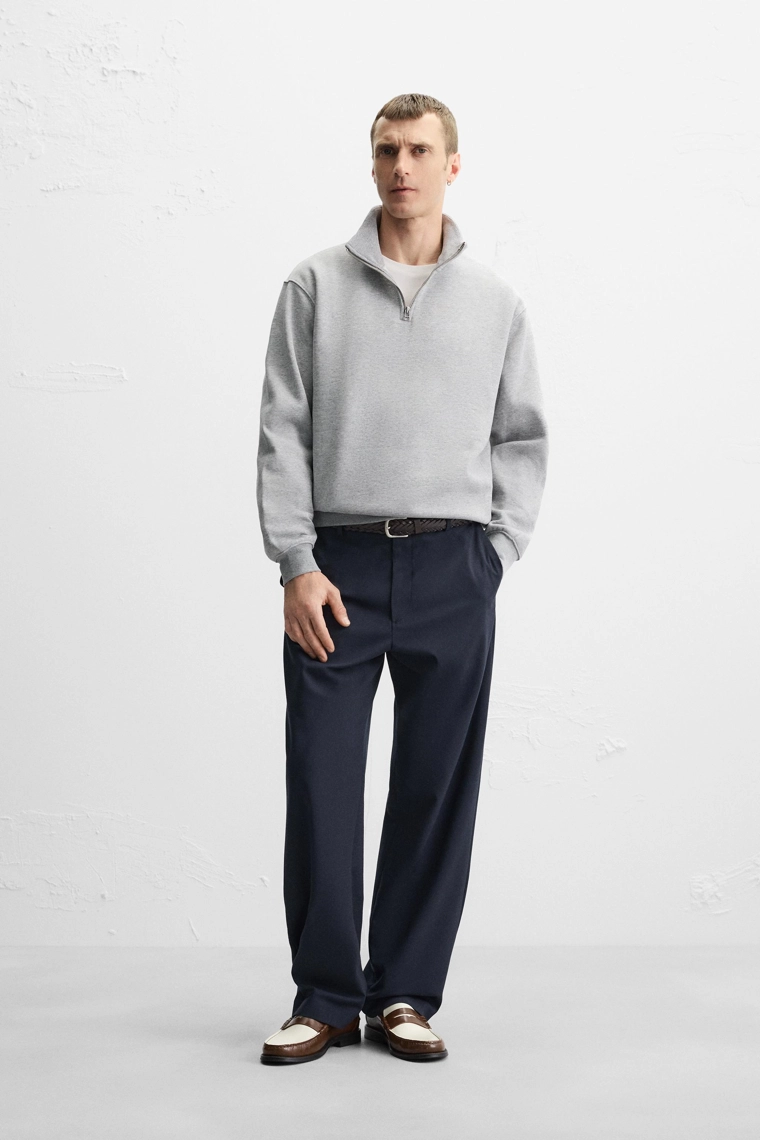 Толстовка с молнией zara