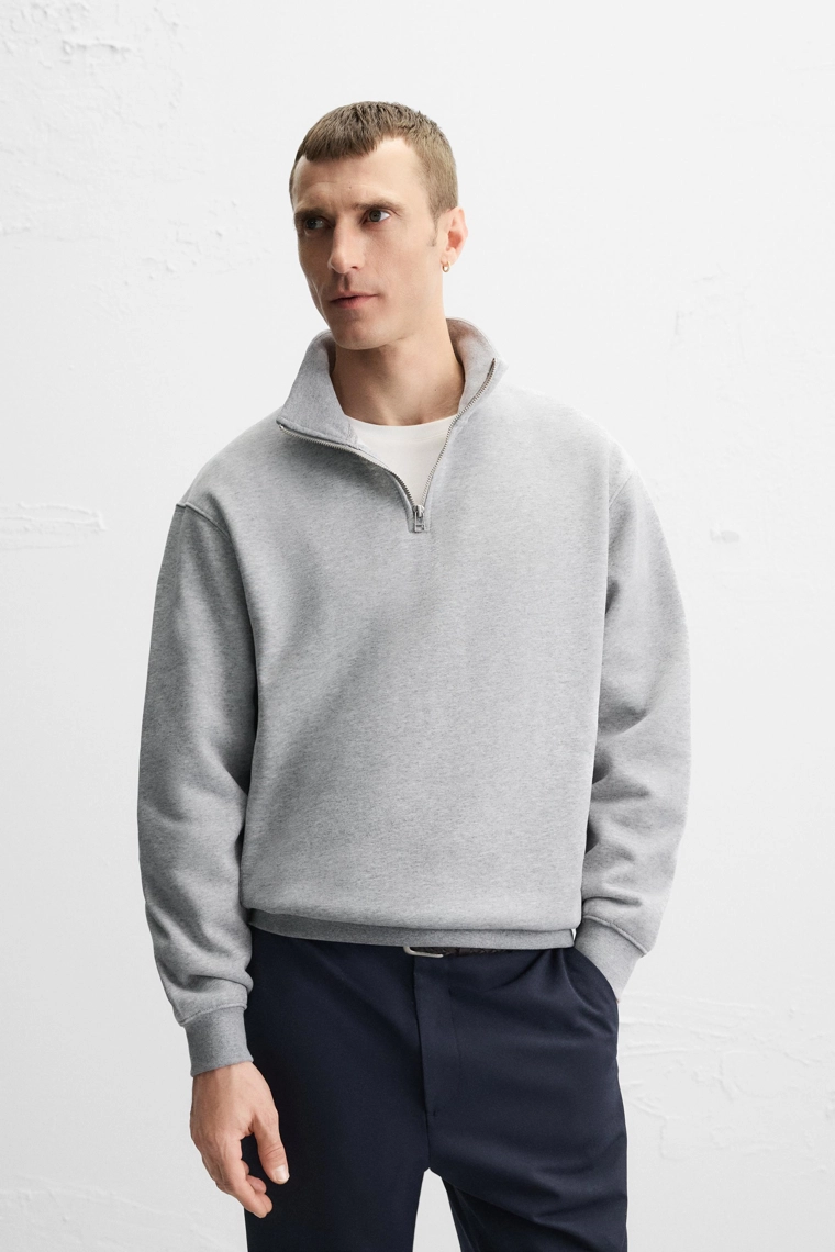 Толстовка с молнией zara
