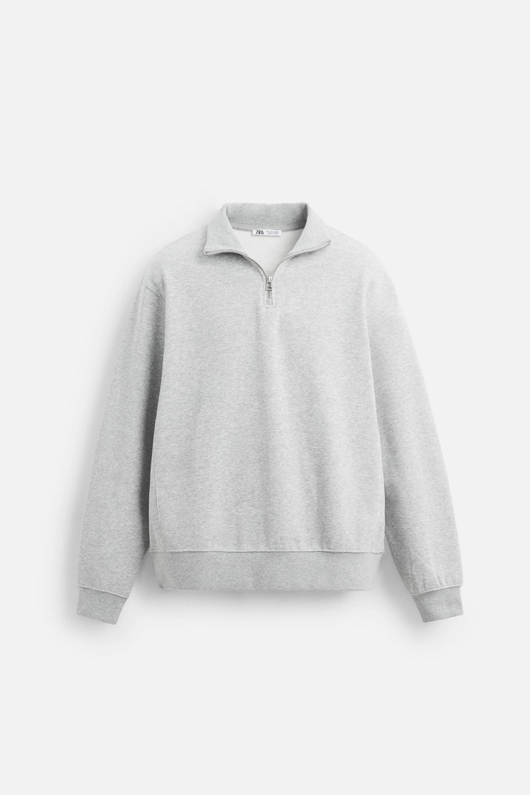 Толстовка с молнией zara