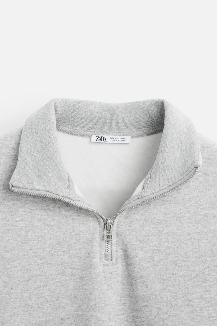 Толстовка с молнией zara