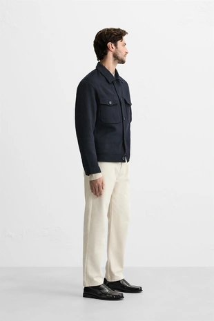 Куртка-рубашка из смесовой шерсти- Заказать в России