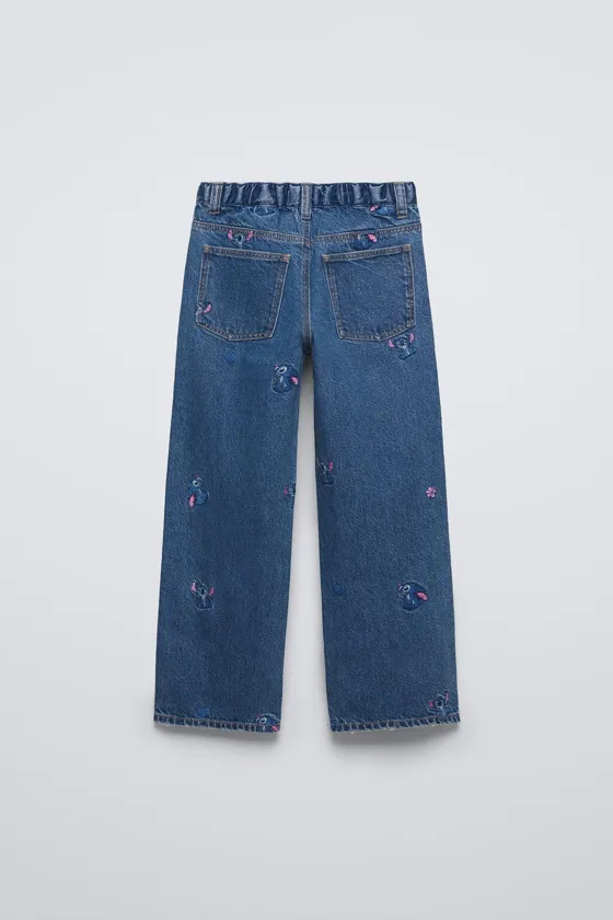 ДЖИНСЫ  С ПРИНТОМ Лило и Стич © Disney