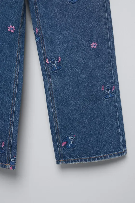 ДЖИНСЫ  С ПРИНТОМ Лило и Стич © Disney