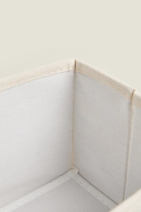 Foldable cotton storage box