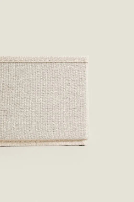 Foldable cotton storage box