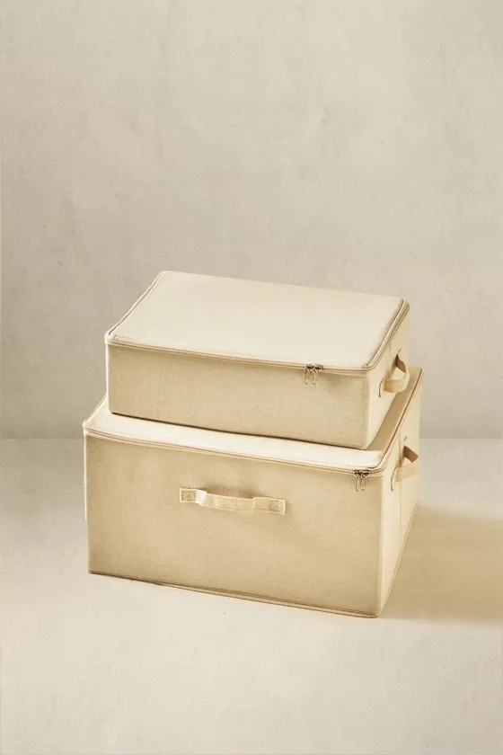 Foldable storage box with lid
