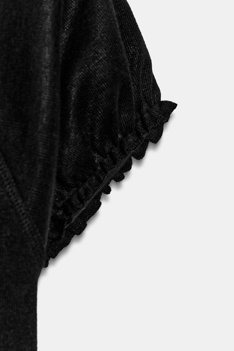 Объемная деревенская футболка