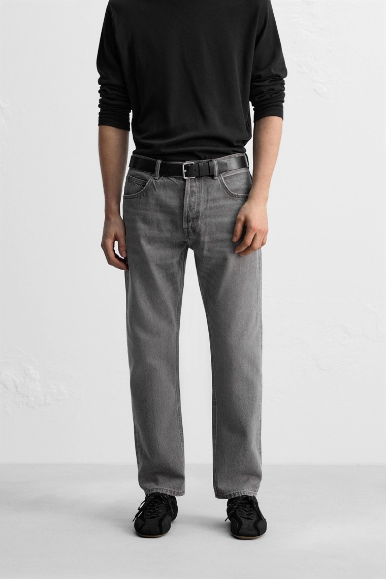 Джинсы regular straight-leg