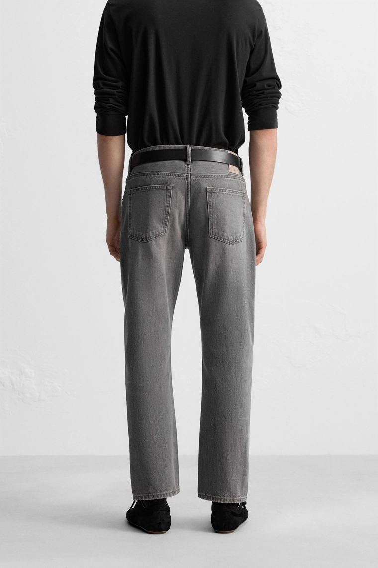 Джинсы regular straight-leg