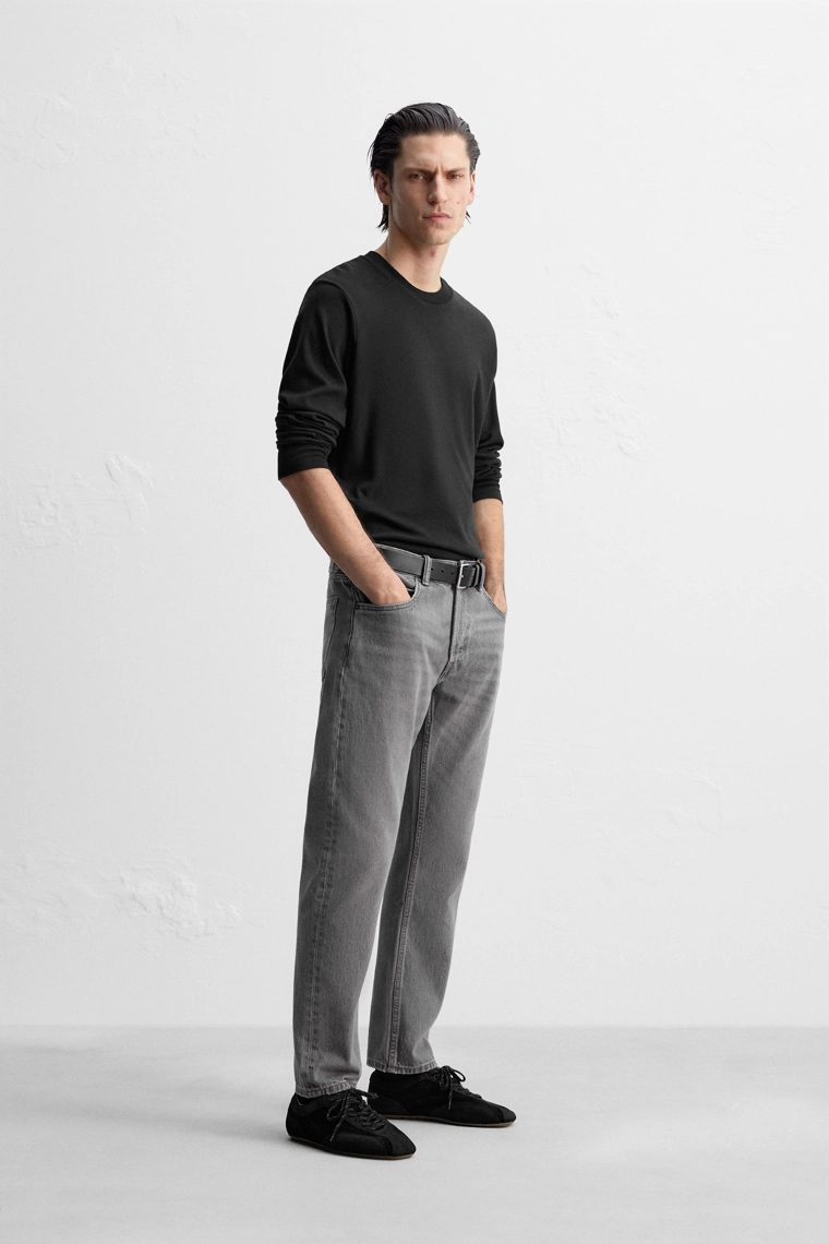 Джинсы regular straight-leg