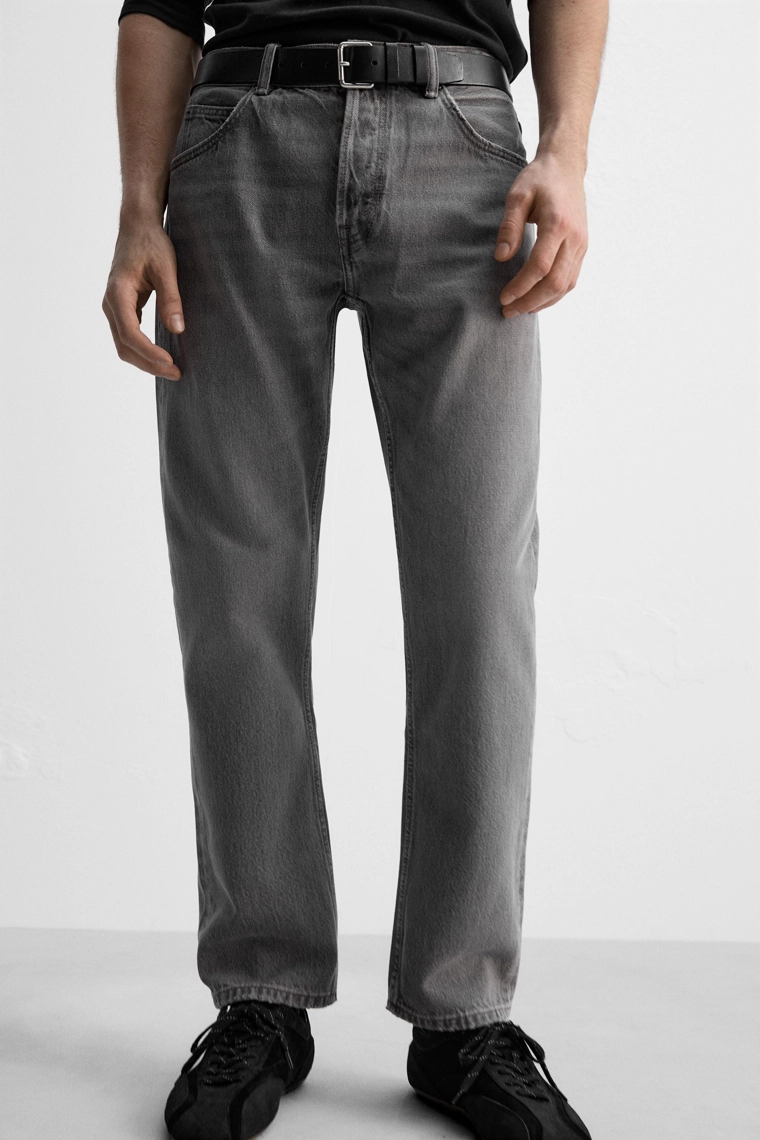 Джинсы regular straight-leg