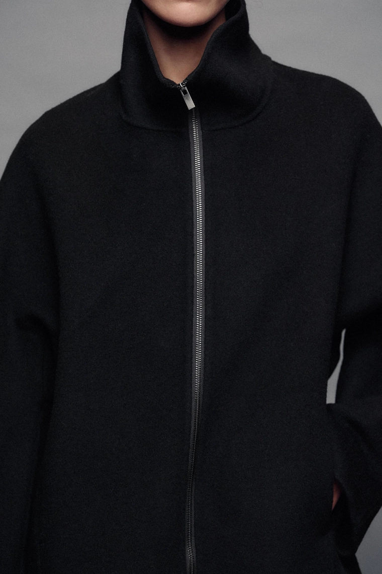 Короткое пальто из шерстяной смеси из коллекции zw