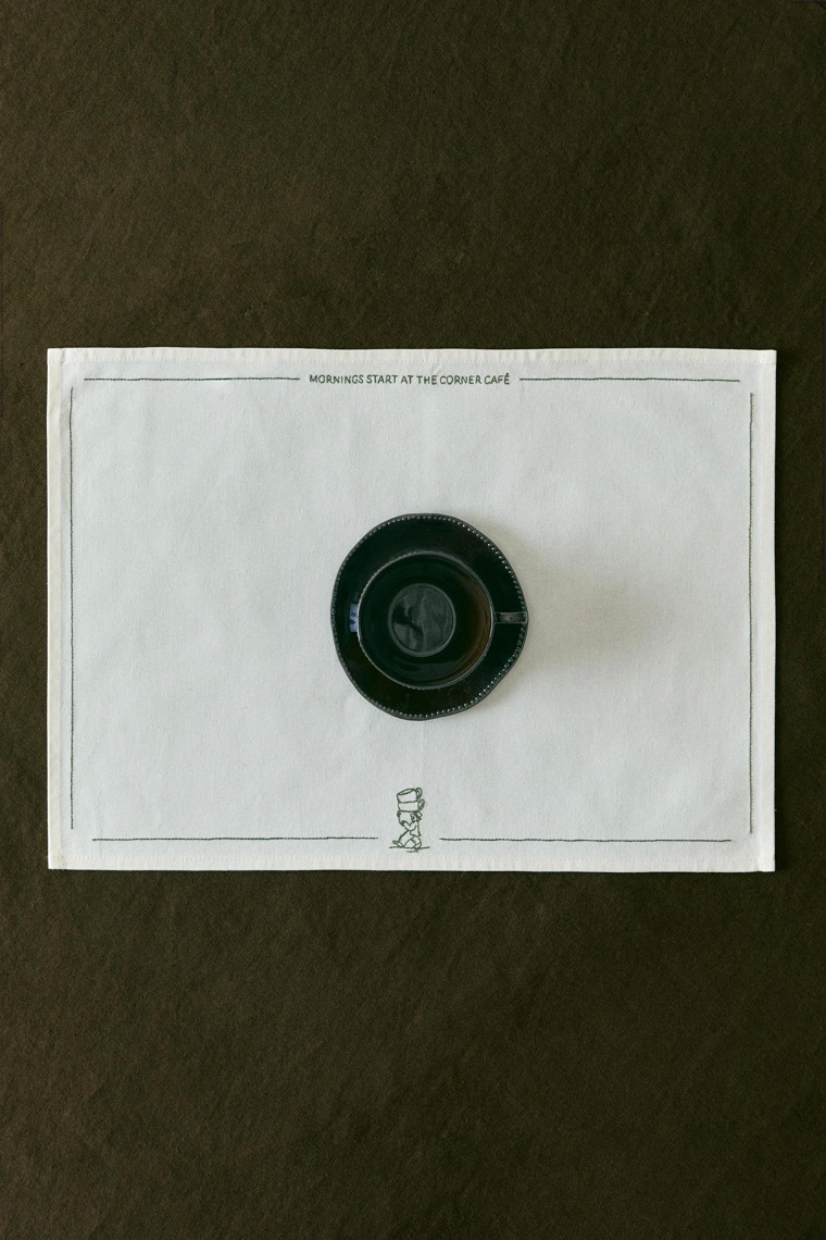 Хлопковое коврик для кофейного официанта