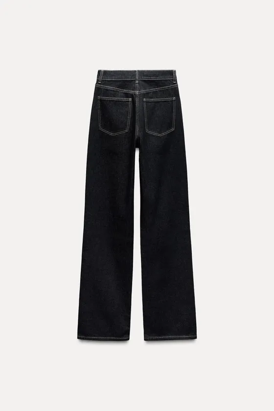 ДЖИНСЫ TRF WIDE LEG FULL LENGTH С ВЫСОКОЙ ПОСАДКОЙ