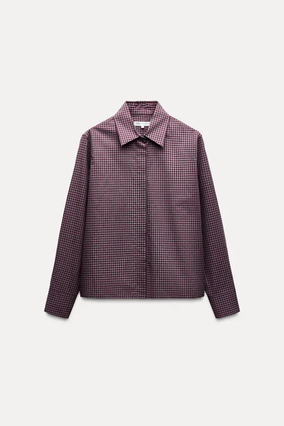 РУБАШКА В КЛЕТКУ — ZW COLLECTION